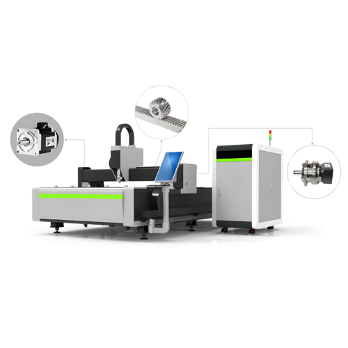 Máquina de corte por láser de fibra de cama plana